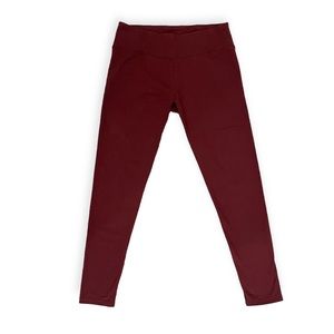 Aerie Offline Lg Leggings in Maroon